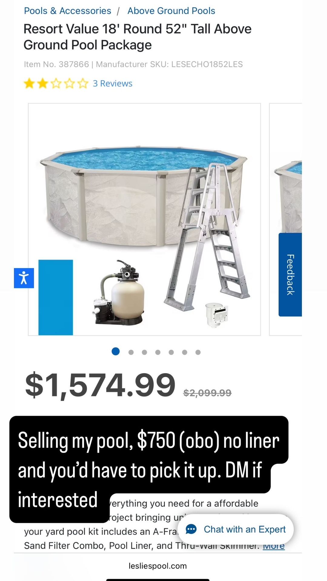 Pool For Sale