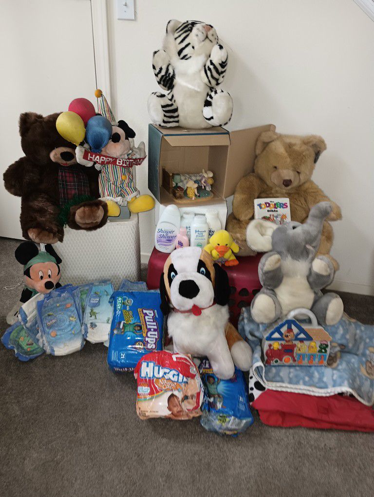 Baby Items, Hamper, Diapers And So Much More 