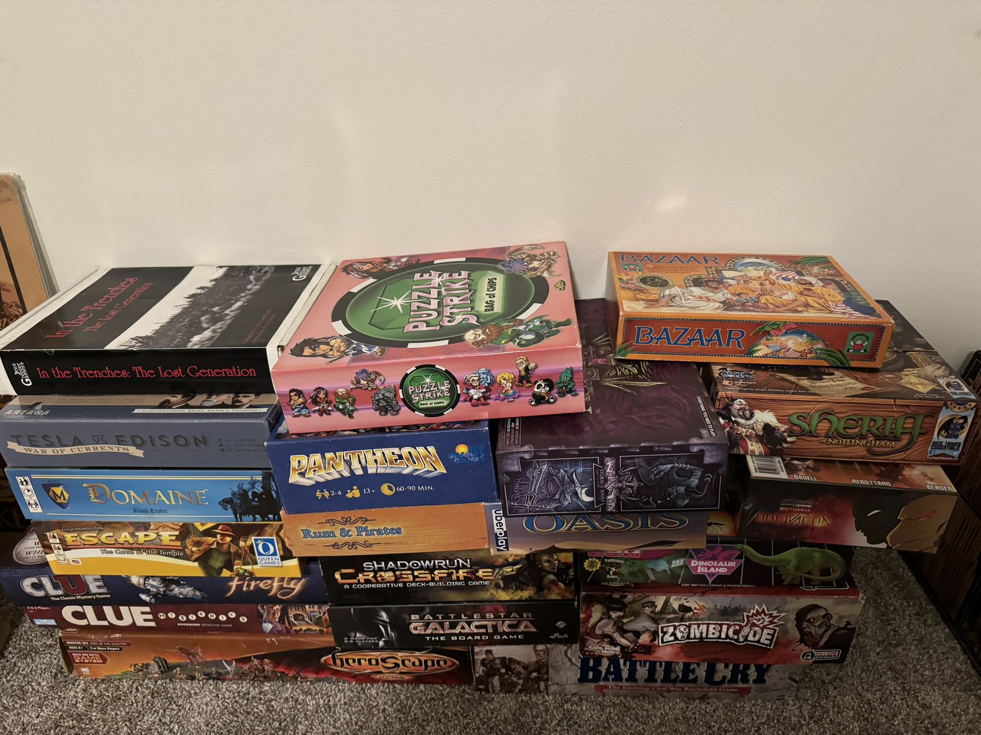 Great Strategy Board Games $30 And Up Priced Individually