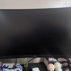 msi and aoc monitors with mounts 