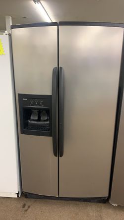 Stainless steel side by side fridge