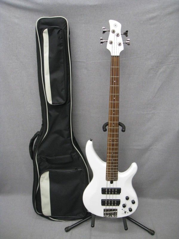 2019 Yamaha TRBX304 4 String Electric Bass Guitar White