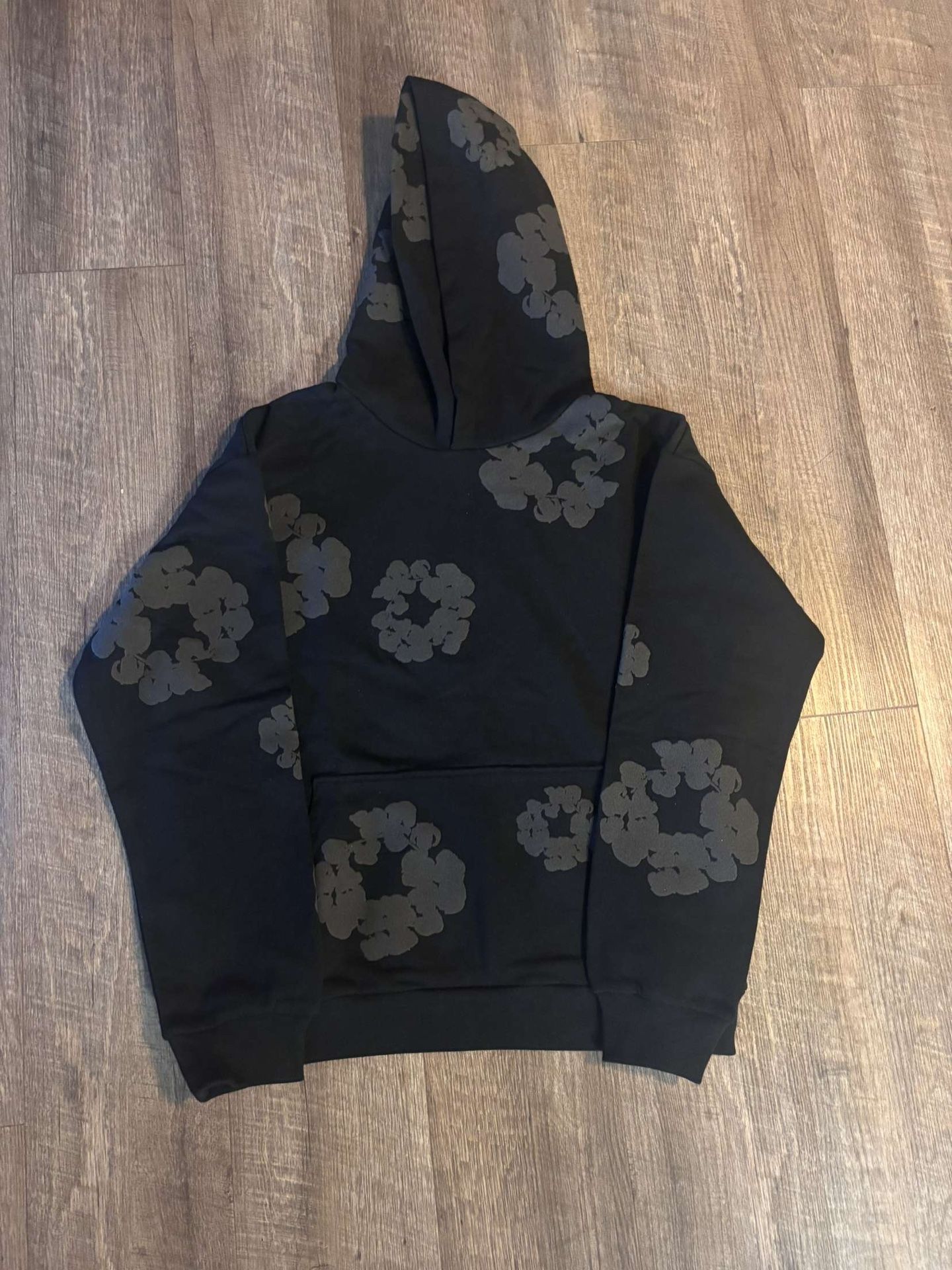 All Black Denim Tears Hoodie