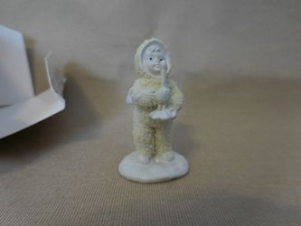 Snowbabies Dept 56 JUST ONE LITTLE CANDLE 76449 handpainted pewter RARE with box
