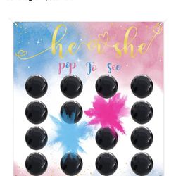 Gender Reveal Cannons And Balloon Popping Game