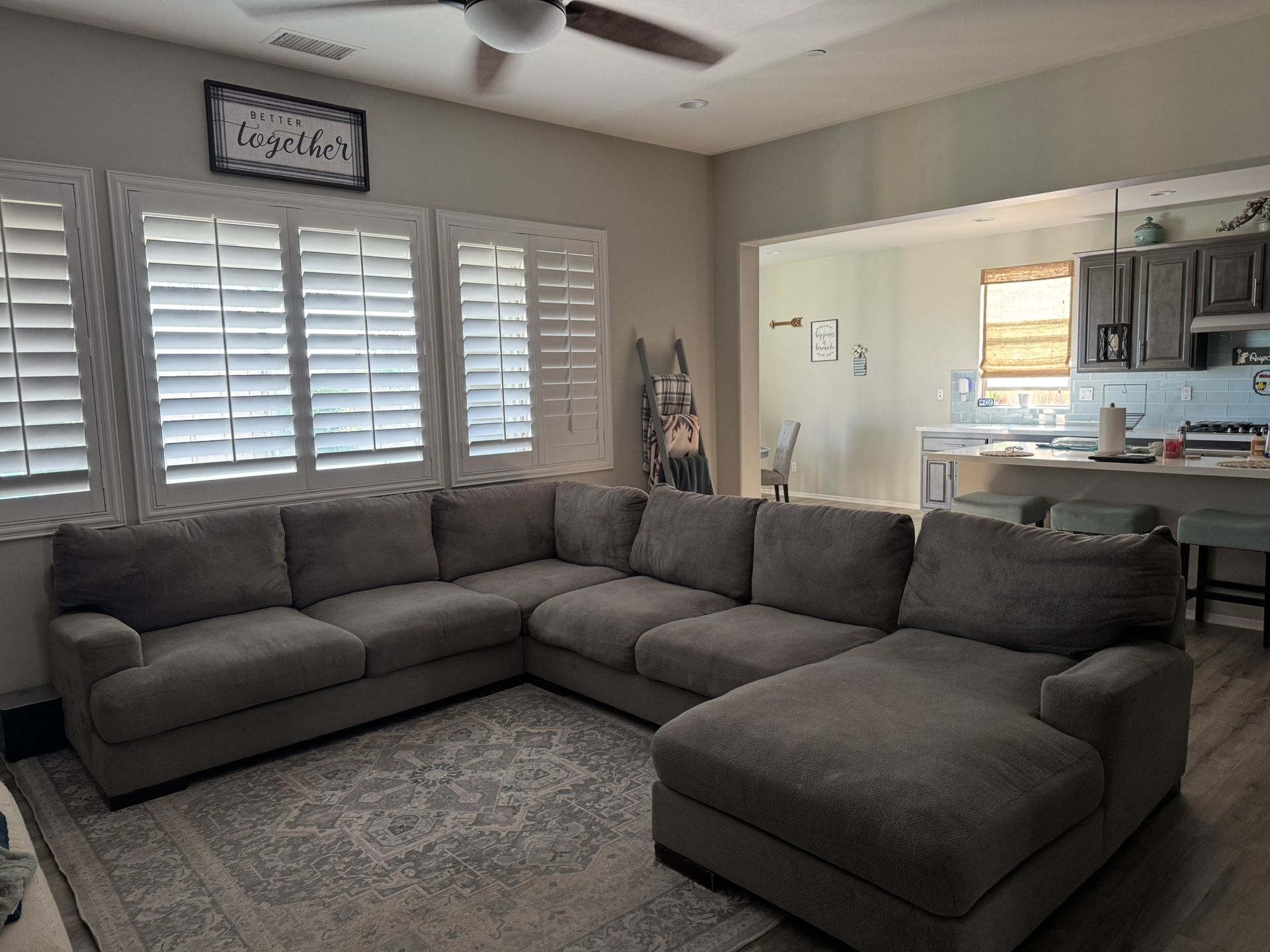 4 Piece Sectional With Left Arm Chaise