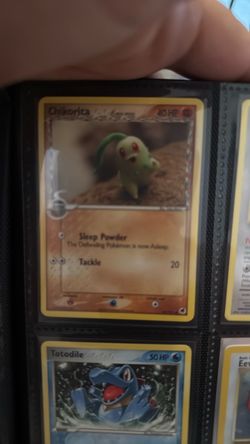 Chikorita (Delta Species) 44/101 Common Dragon Frontiers Yuka Morii