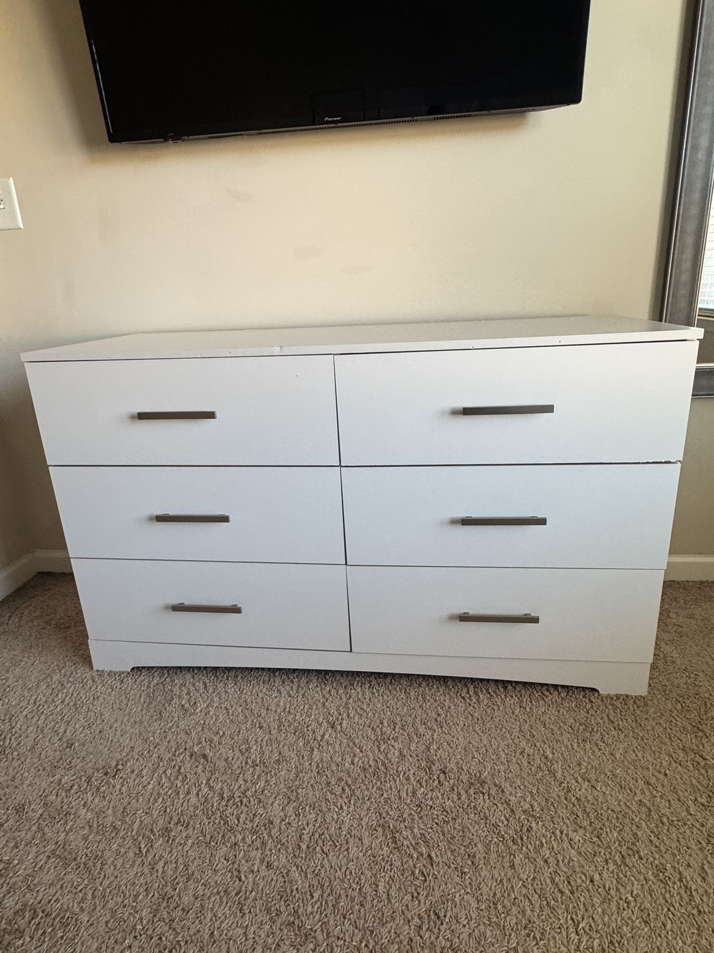 Dresser 6 Drawers White