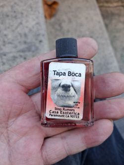 Vintage Style Tapa Boca Ritual Oil 1/2 oz - Stop Gossip & Rumors Spiritual Anointing Oil