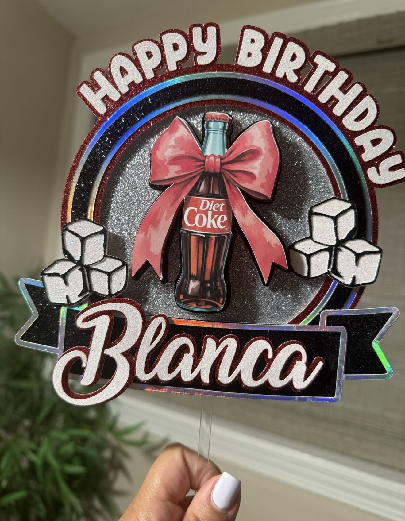 Diet Coke Cake Topper