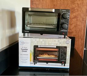 Toaster Oven Black 4-Slice Mainstays MS(contact info removed)2163