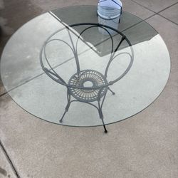 Glass table