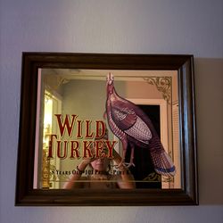 Antique Wild Turkey Mirror