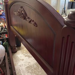 Headboard Custom Made Solid Rose Wood