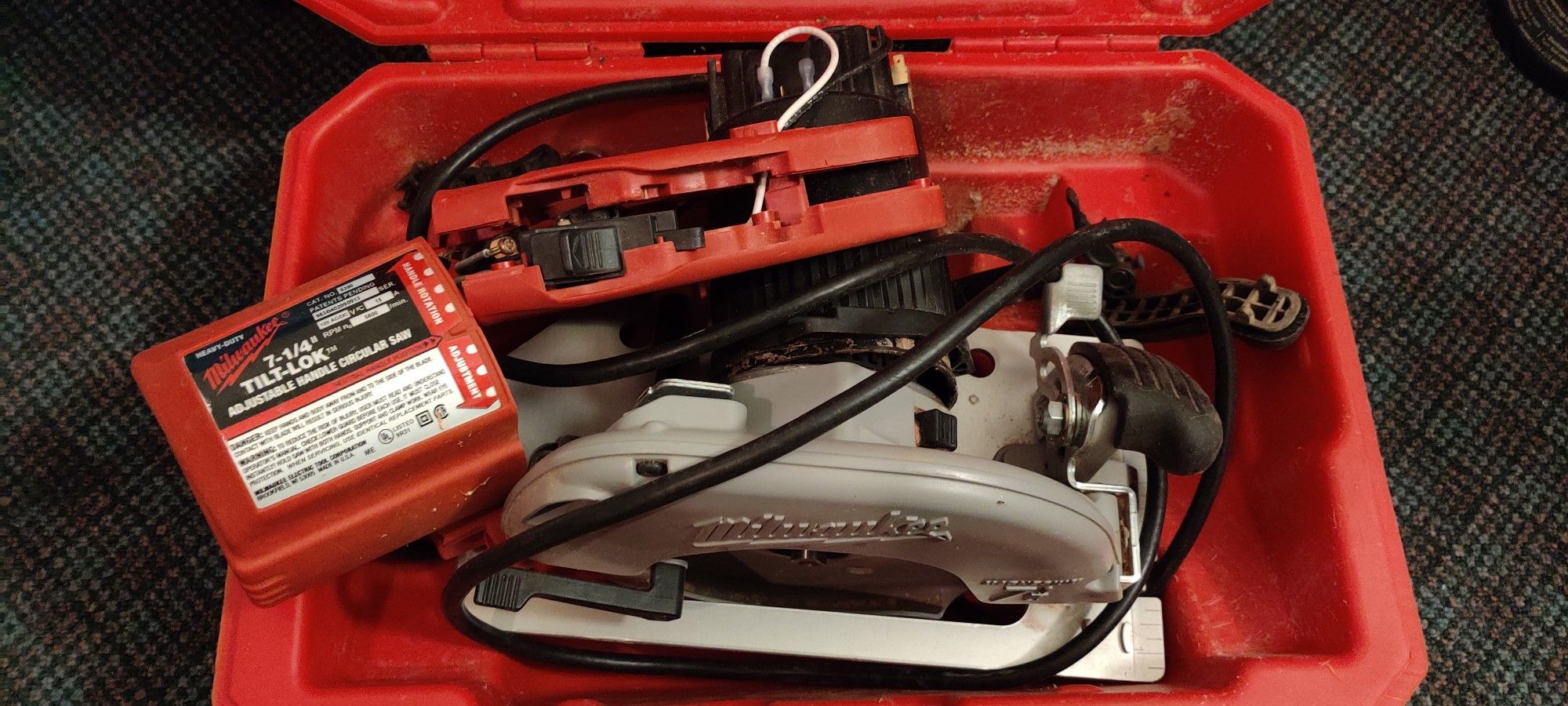 Free Corded Milwaukee Saw + Case* As Is