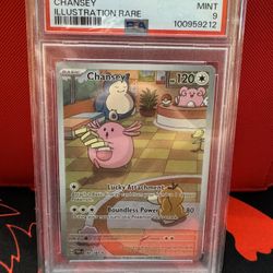 Chansey Illustration Rare PSA 9 