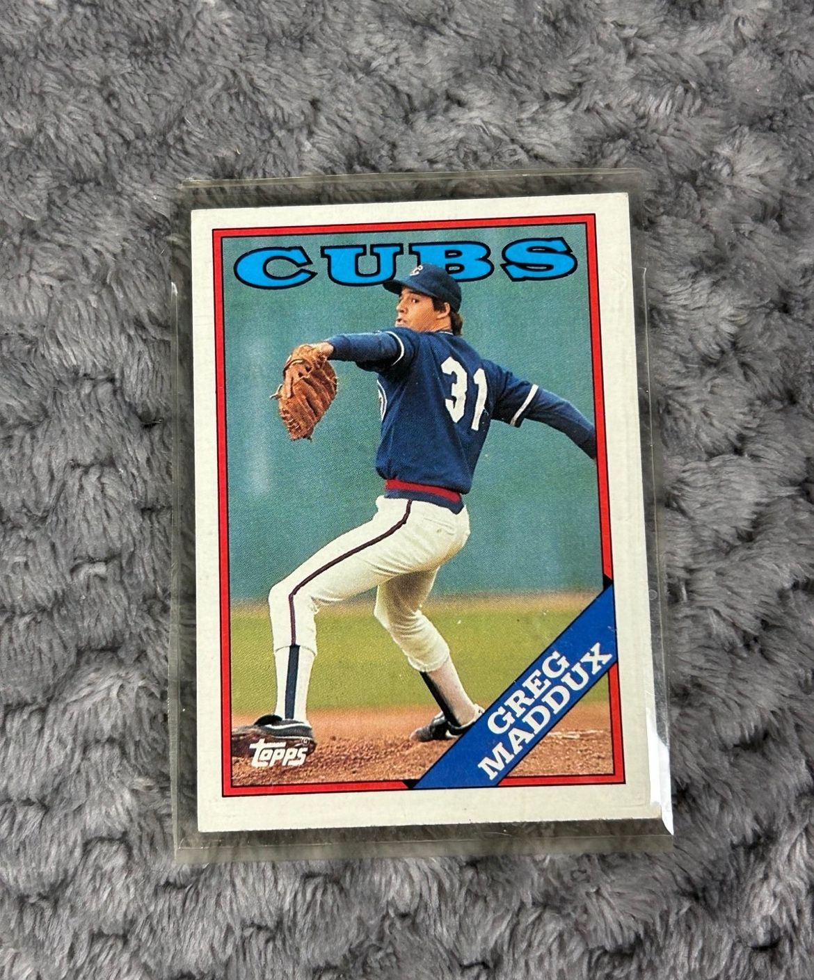 Greg Maddux 1988 Topps Chicago Cubs Baseball Card