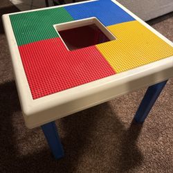 Vintage 1980s LEGO-Compatible Play Table – All Original
