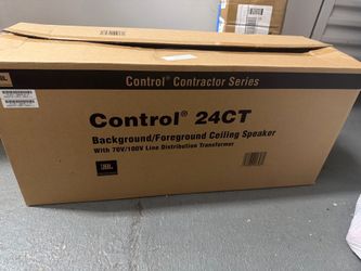JBL Control 24CT commercial in-ceiling speaker.