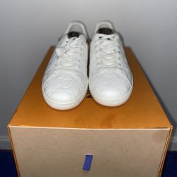 Louis Vuitton Luxembourg Sneaker White & Gold Monogram