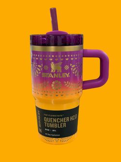 Stanley Dia De Los Muertos Sunrise Catrina Quencher H2.0 Tumbler 20 oz