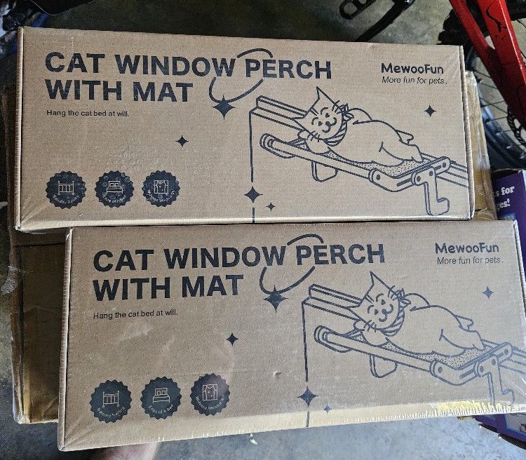Cat Window Perch With Mat