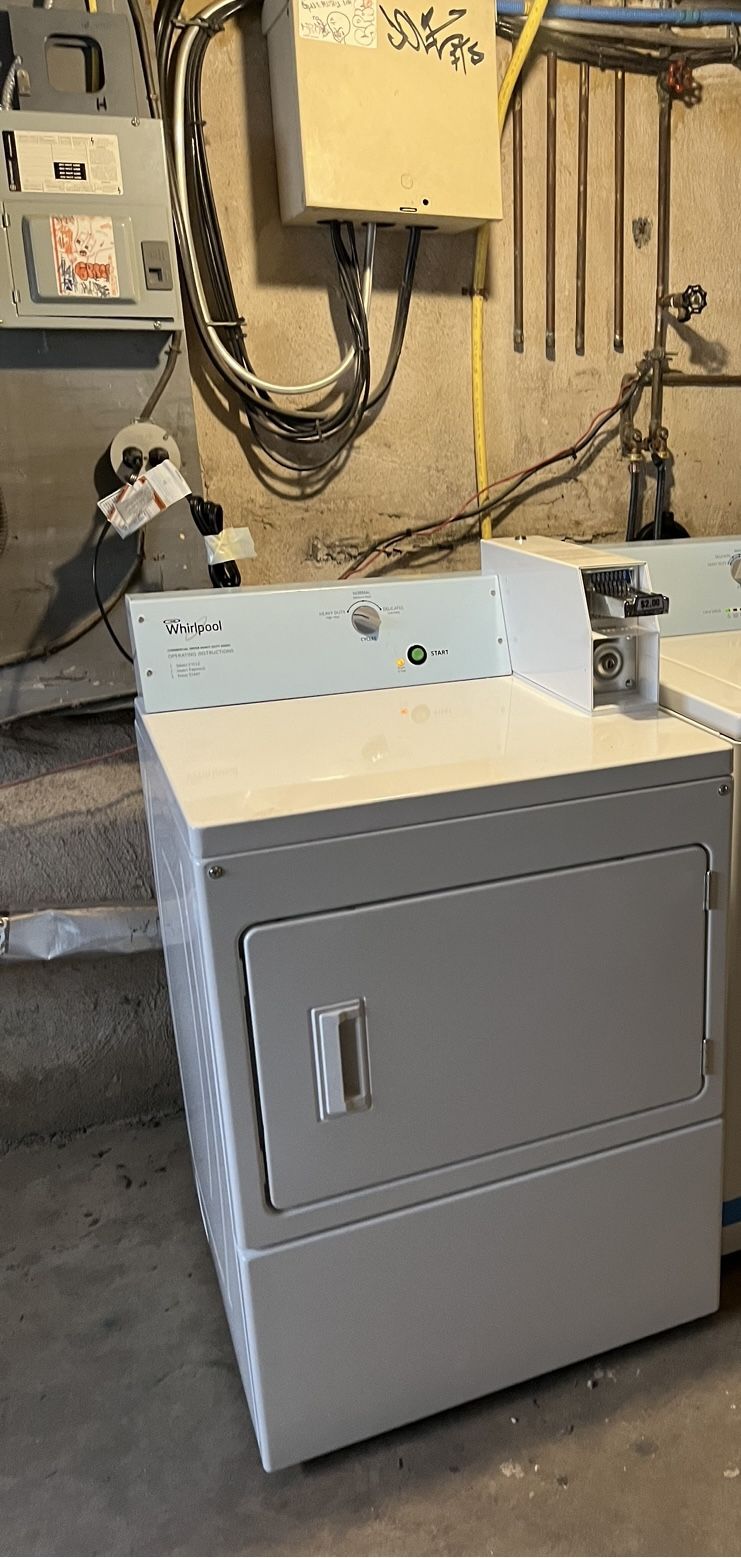 Whirlpool Commercial Gas Coin Operated Dryer