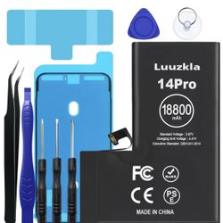 18800mAh (2025 New Upgrade) Battery Compatible with iPhone 14 Pro