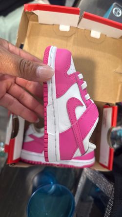 Nike Dunk Low Toddler Sneakers Pink White