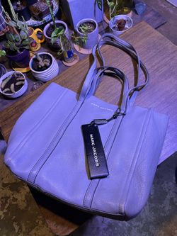 Marc Jacobs grey/mint tote