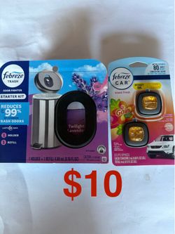 Febreze Trash/ Car Air Freshener Set