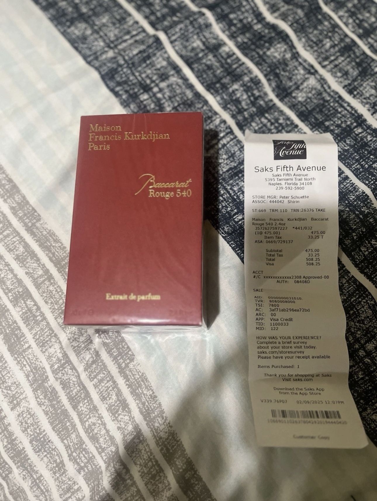 Baccarat Rouge 540 Extrait de Parfum 2.4oz
