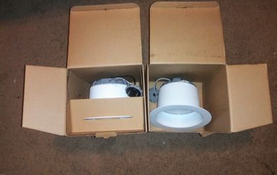 2 Cree lr6 series insert lights