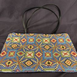 Multi Colored Beaded Purse
