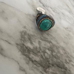 Green Stone Ring 