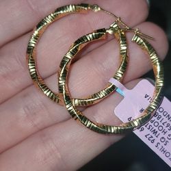 14k Gold Hoop Earrings