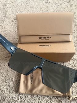 Burberry Shield Sunglasses with Case and Box