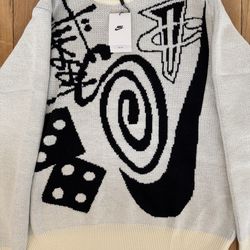 Stussy x Nike Icon Knit Sweater size medium
