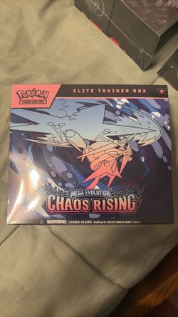 Pokemon Chaos Rising etb factory sealed