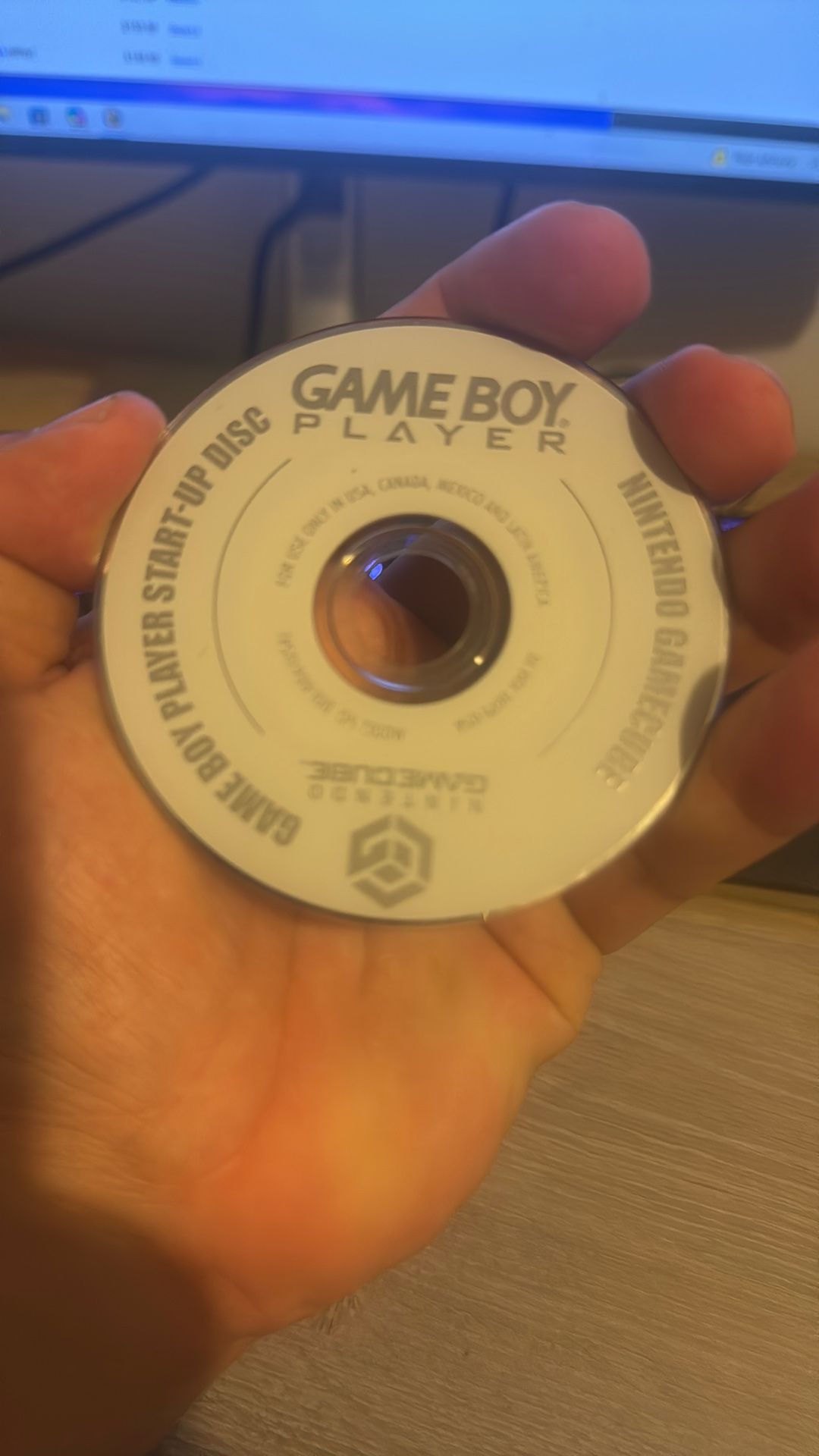Gameboy Player Disc For GameCube