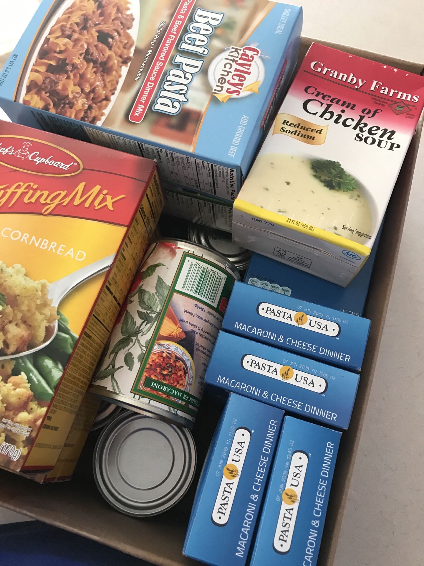 Box of food