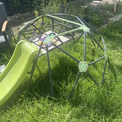 Kids dome and slide