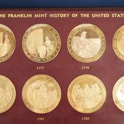 Franklin Mint Americans In Space Bronze Collection