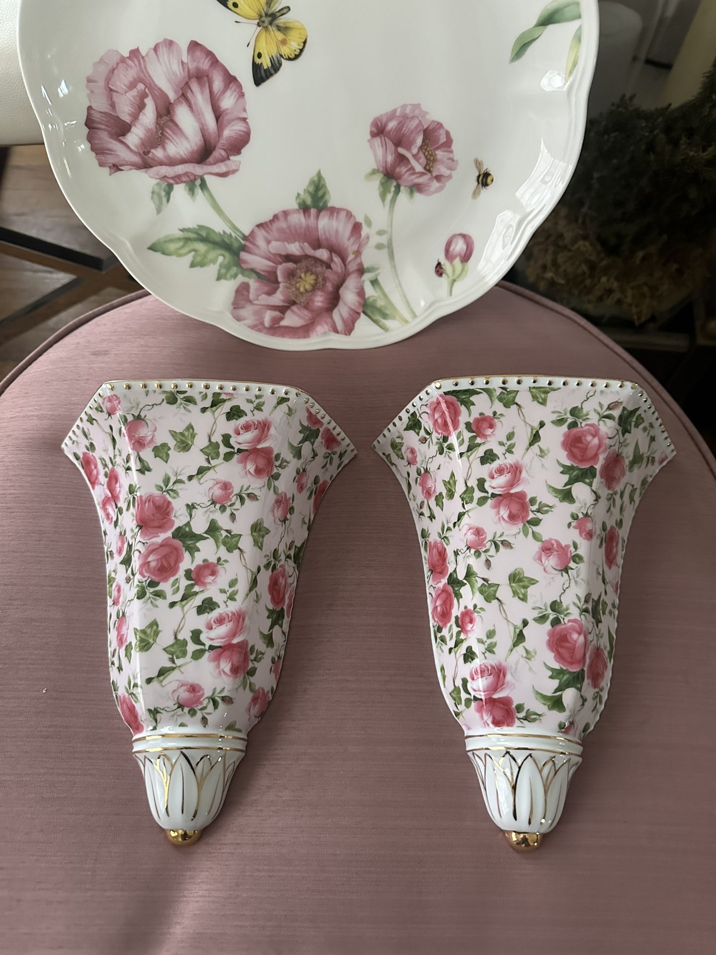 Vintage Wall Sconces Or Wall Vases