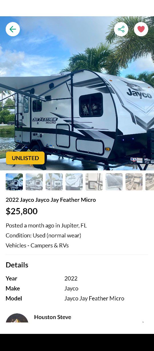 2022 Jayco Jay Feather Micro 166FBS