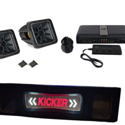 NEW BASS AND VOICE PACKAGE KICKER AUDIO INSTALLED FOR CHEVY SILVERADO GMC SIERRA