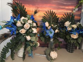 Flowers. Set of 3/ bride2- bridesmaids. Order # 60