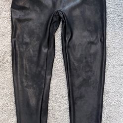 SPANX Faux Leather Leggings