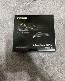 NEW Canon PowerShot G7 X Mark III - 20.1MP Point & Shoot Digital Camera - Black