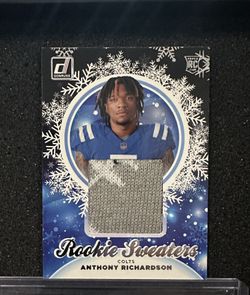 2023 Panini Donruss Anthony Richardson RC Rookie Sweaters